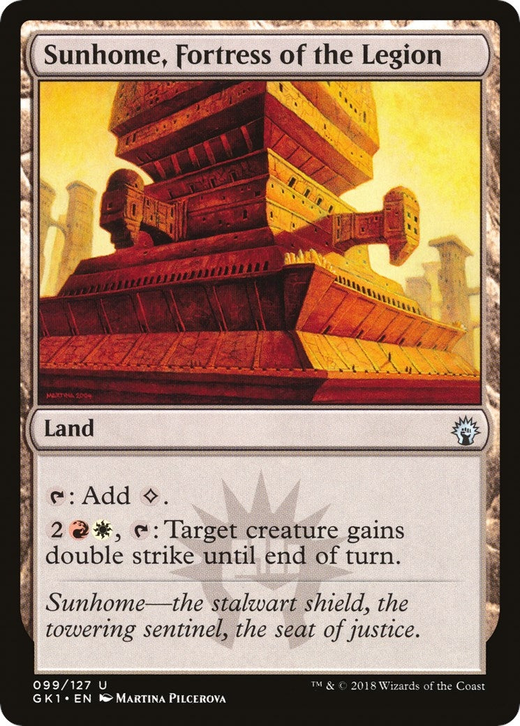 Image for Sunhome, Fortress of the Legion (99) (GR1) - Magic: The Gathering