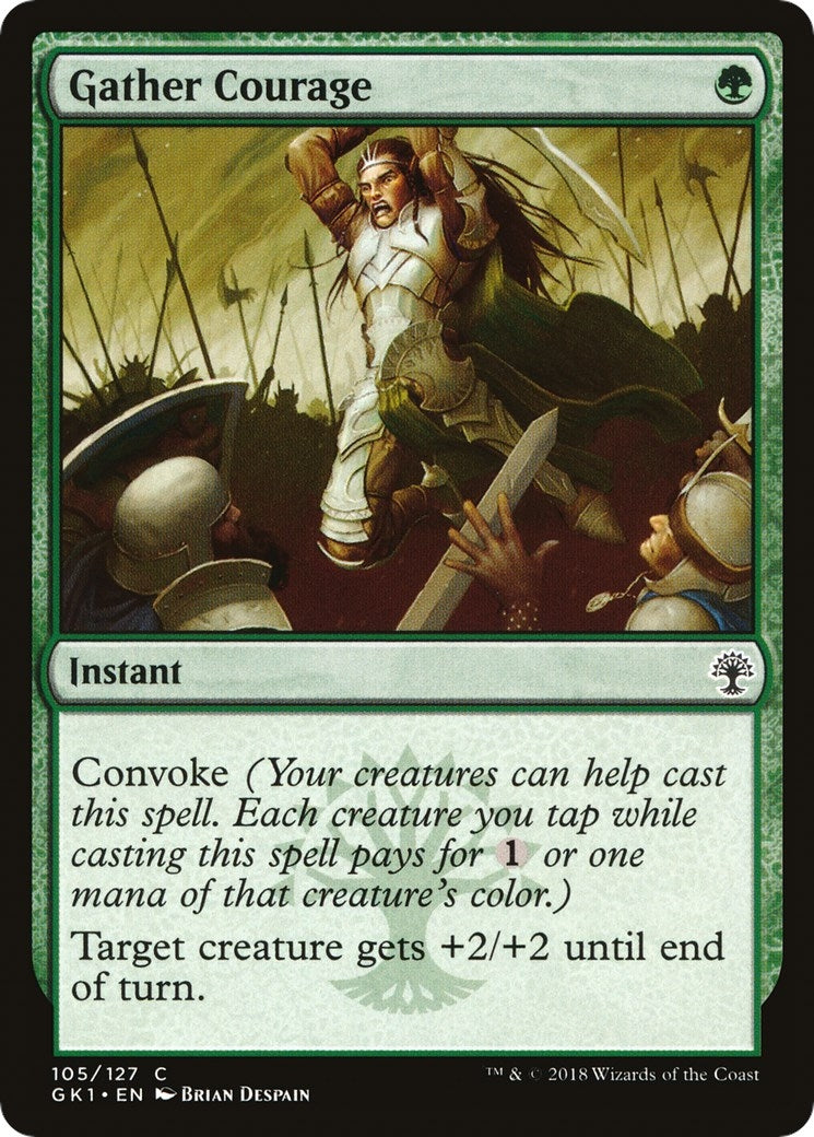 Image for Gather Courage (105) (GR1) - Magic: The Gathering