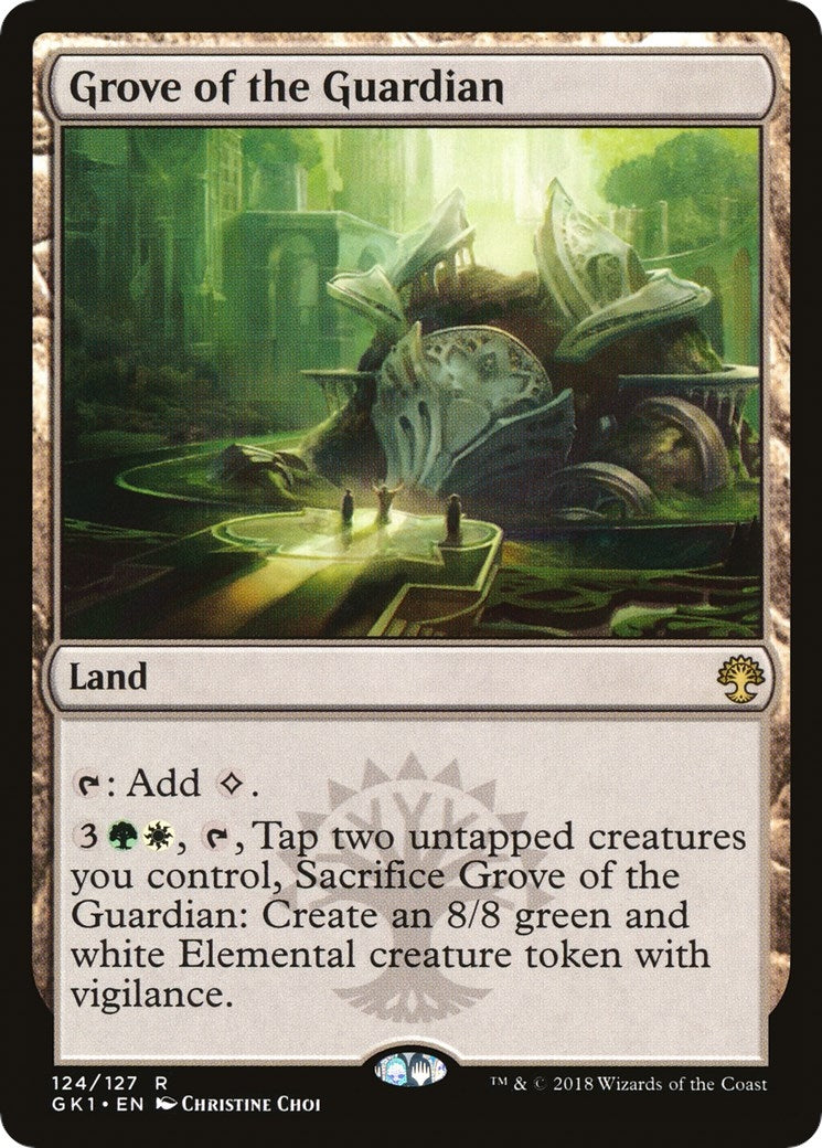 Image for Grove of the Guardian (124) (GR1) - Magic: The Gathering