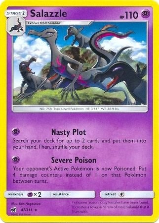 Image for Salazzle - 47/111 (SM Crimson Invasion) (047/111) (PR) - Pokemon
