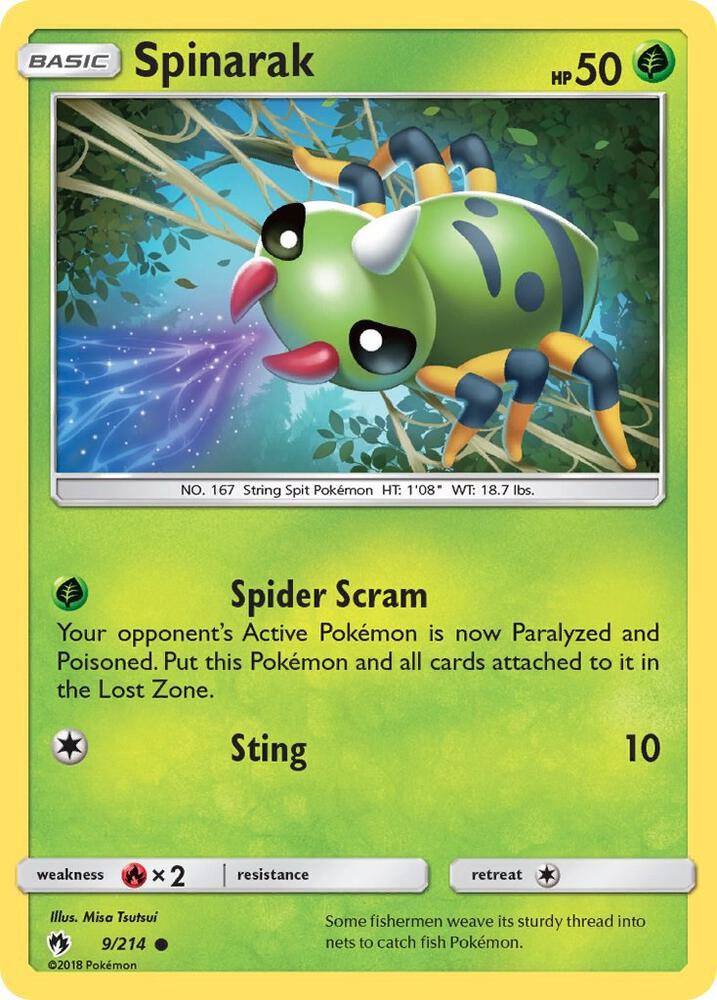 Spinarak (9/214) (SM8)