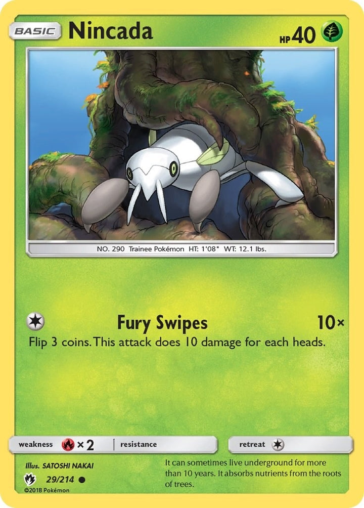 Image for Nincada (29/214) (SM8) - Pokemon