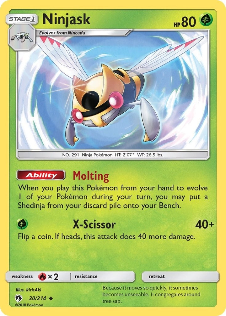 Image for Ninjask (30/214) (SM8) - Pokemon
