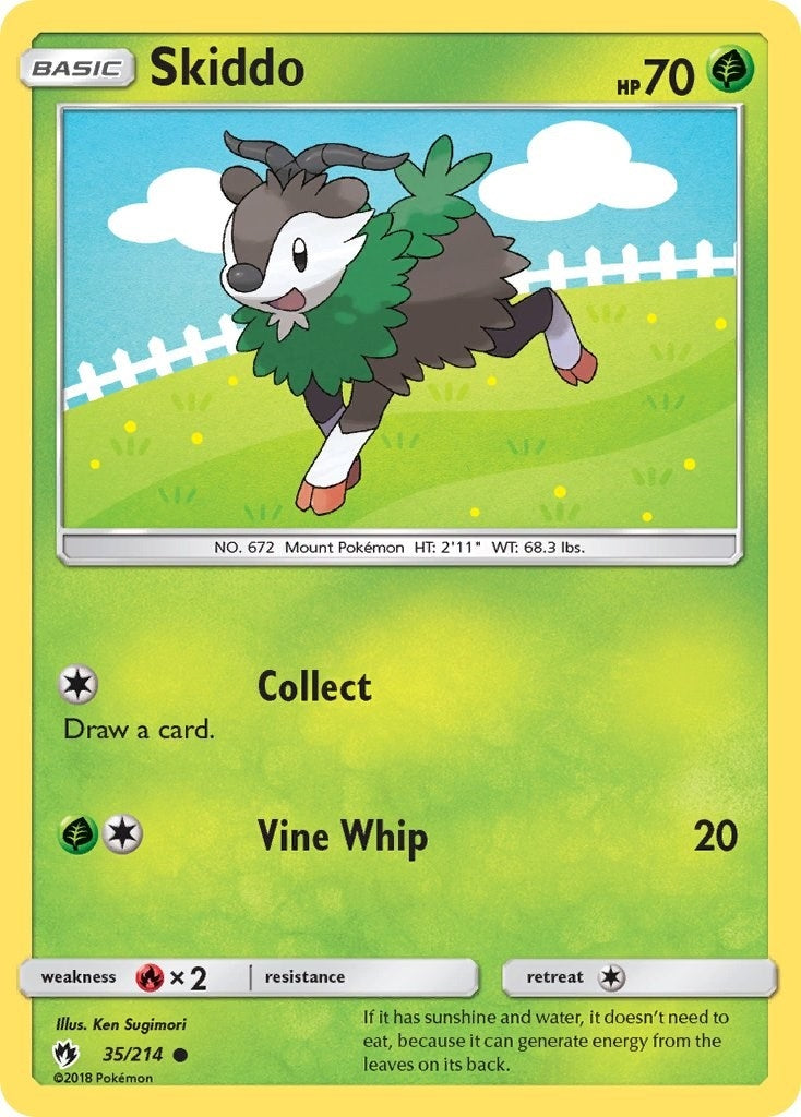 Image for Skiddo (35/214) (SM8) - Pokemon