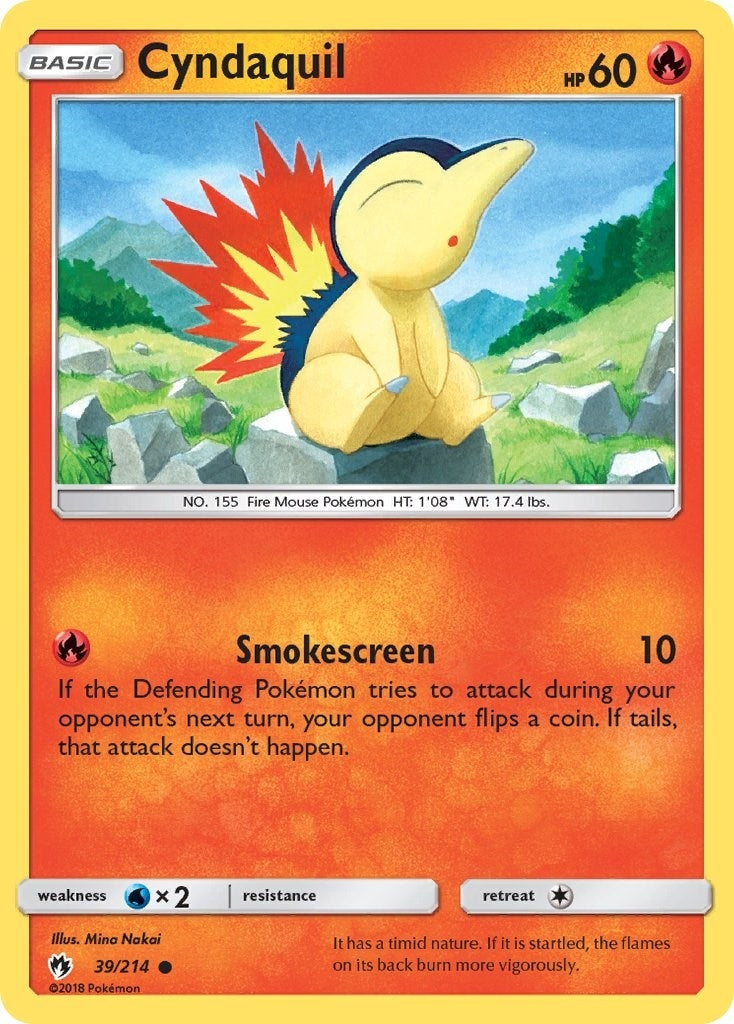 Image for Cyndaquil (39) (39/214) (SM8) - Pokemon