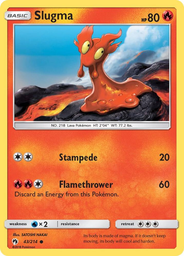 Slugma (43/214) (SM8)