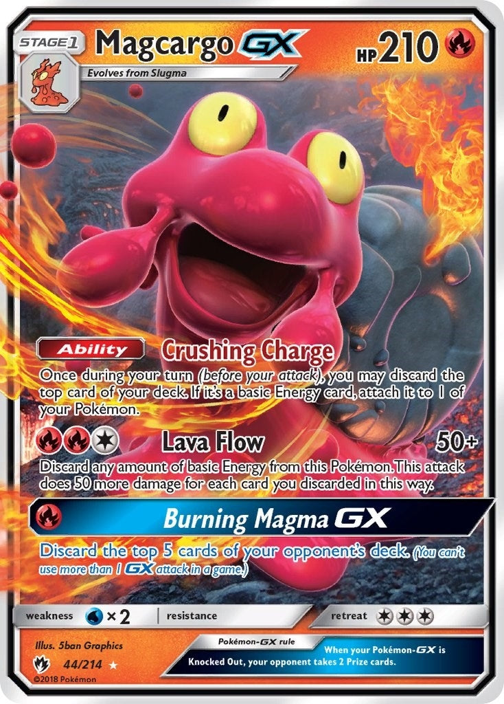 Image for Magcargo GX (44/214) (SM8) - Pokemon