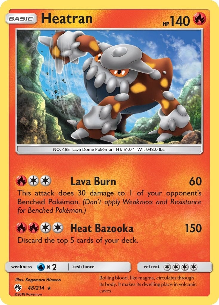 Image for Heatran (48/214) (SM8) - Pokemon