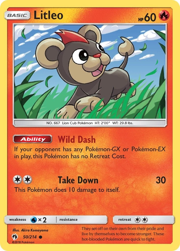 Image for Litleo (50/214) (SM8) - Pokemon