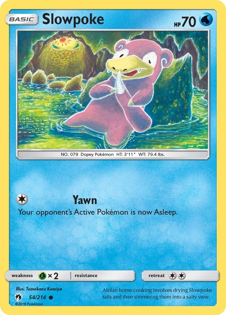Image for Slowpoke (54/214) (SM8) - Pokemon