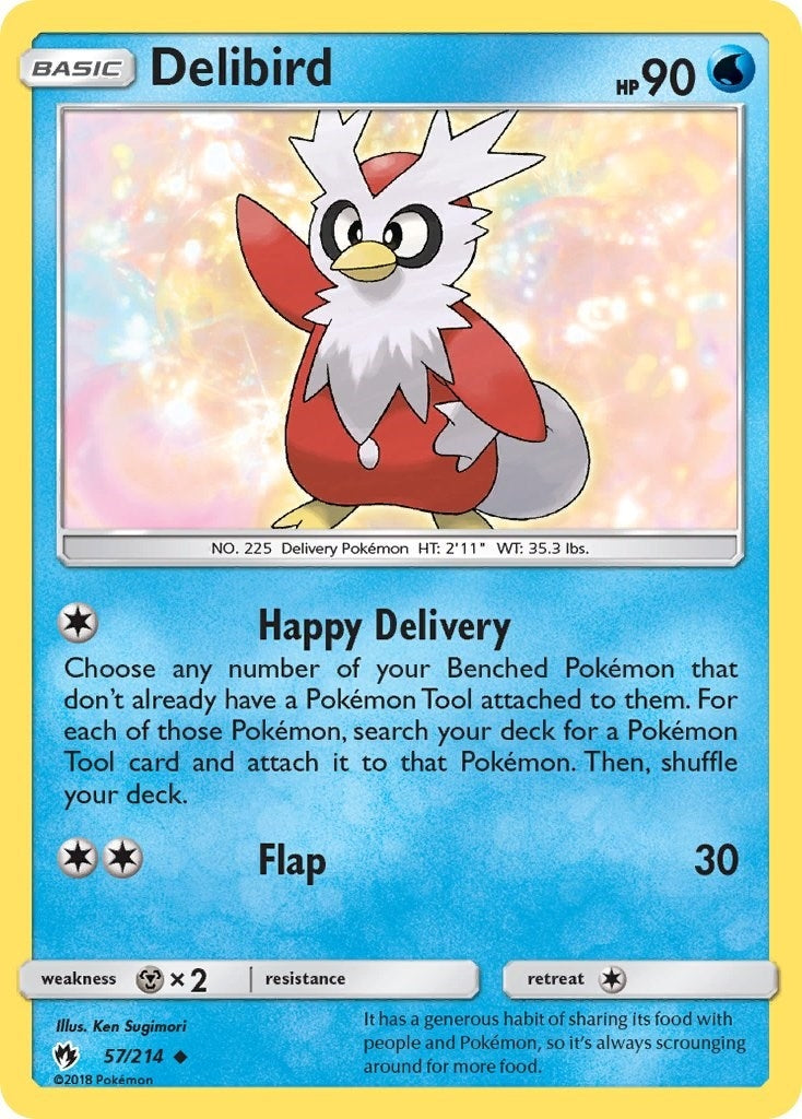 Image for Delibird (57/214) (SM8) - Pokemon
