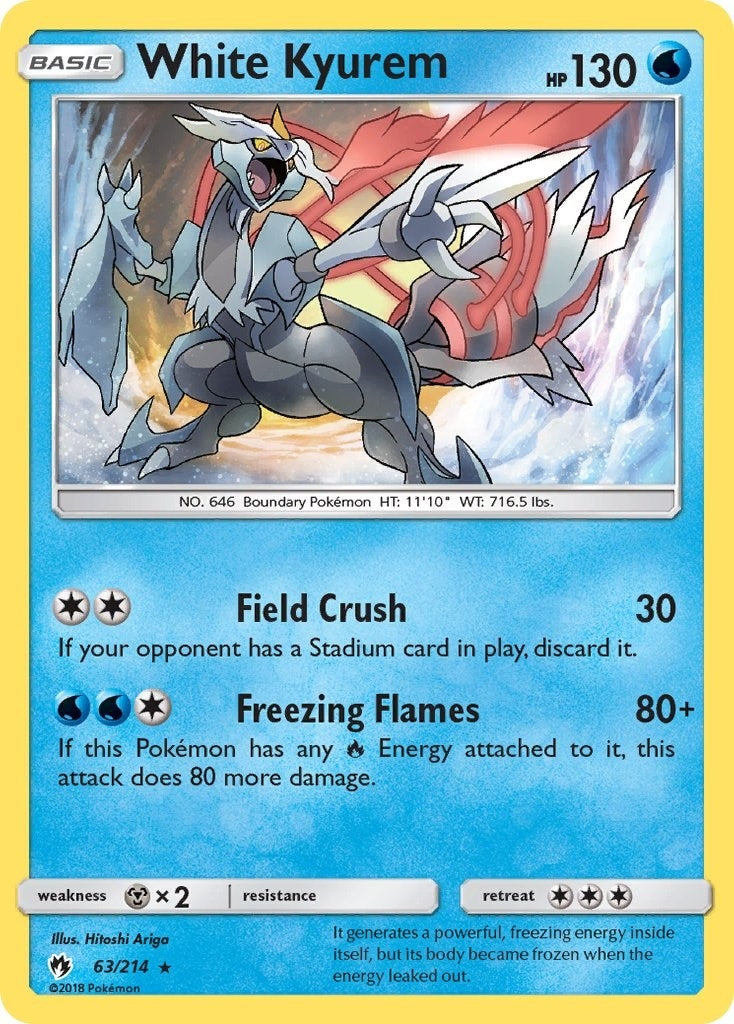 Image for White Kyurem (63/214) (SM8) - Pokemon