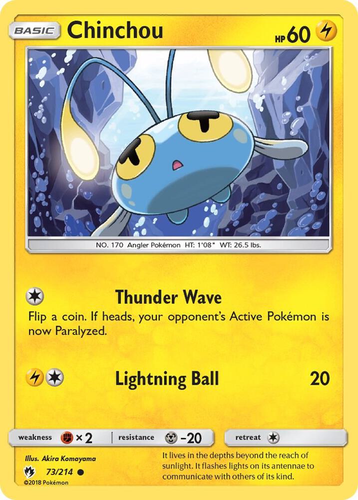 Chinchou (73/214) (SM8)
