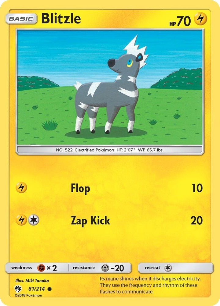 Image for Blitzle (81/214) (SM8) - Pokemon