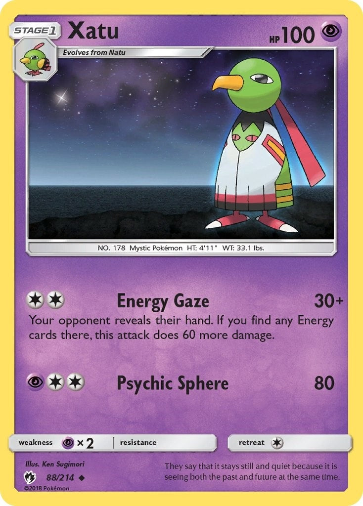 Image for Xatu (88/214) (SM8) - Pokemon