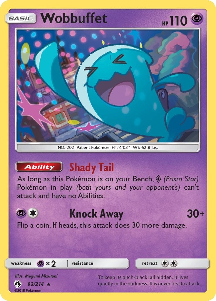 Image for Wobbuffet (93/214) (SM8) - Pokemon