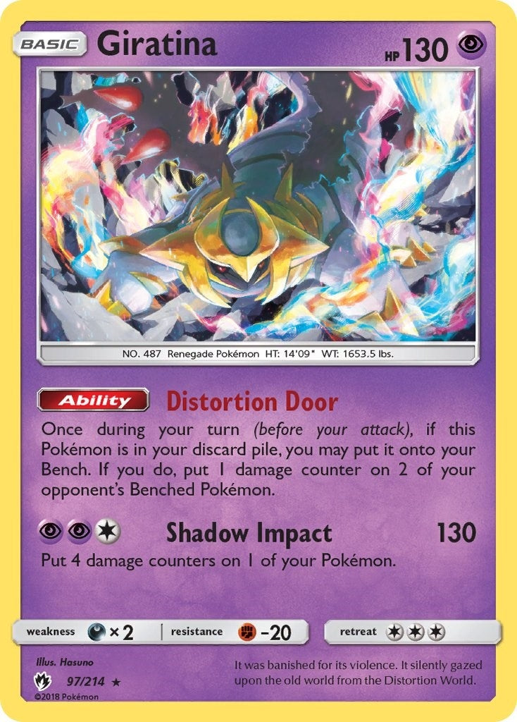 Image for Giratina (97/214) (SM8) - Pokemon
