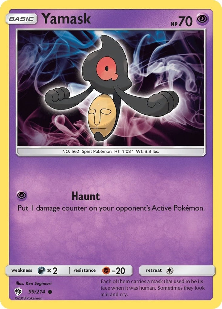 Image for Yamask (99/214) (SM8) - Pokemon
