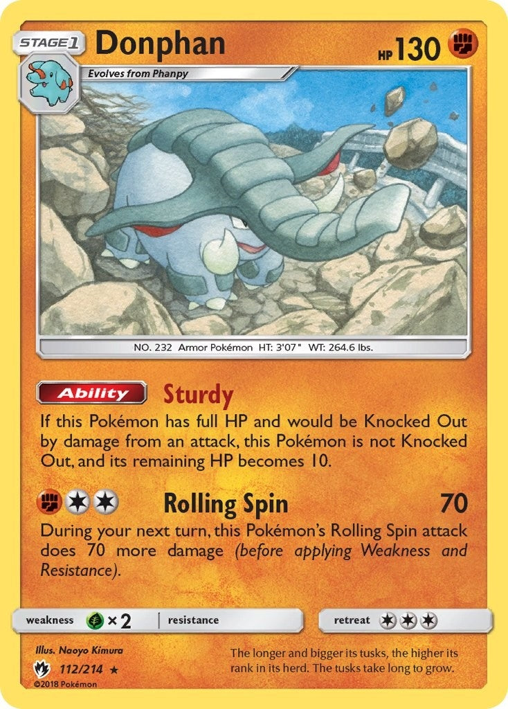 Image for Donphan (112/214) (SM8) - Pokemon