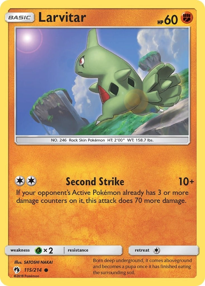 Image for Larvitar (115) (115/214) (SM8) - Pokemon