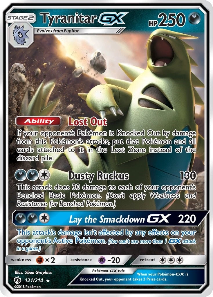 Image for Tyranitar GX (121/214) (SM8) - Pokemon