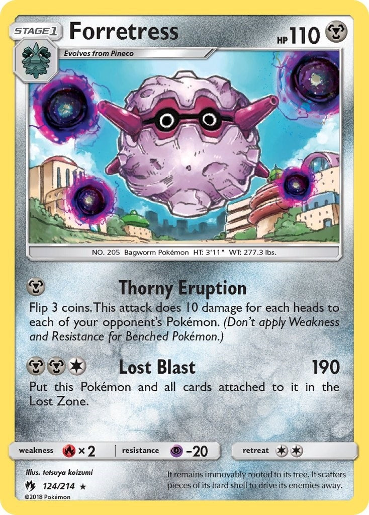 Image for Forretress (124/214) (SM8) - Pokemon