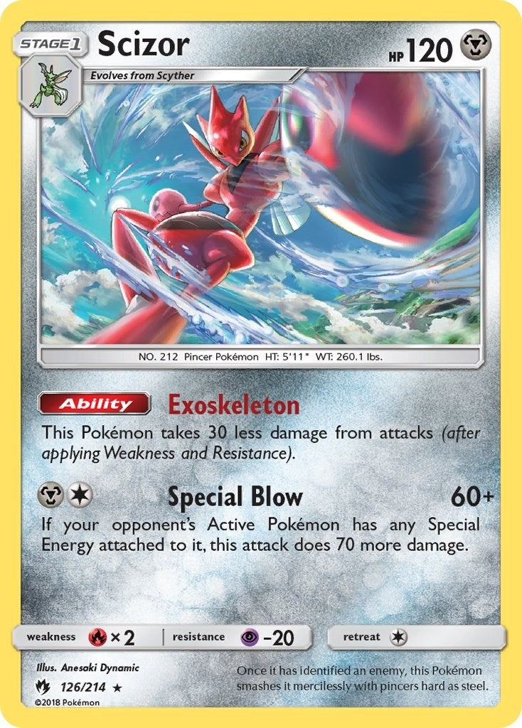 Image for Scizor (126/214) (SM8) - Pokemon