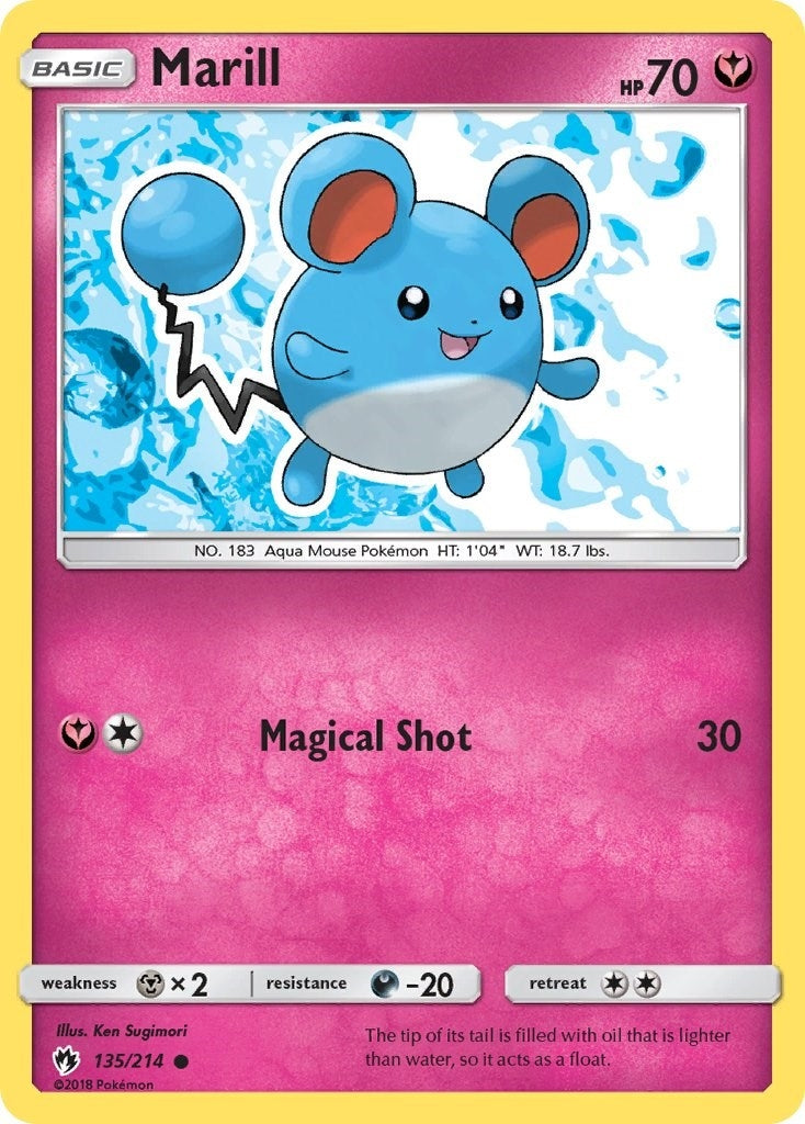 Image for Marill (135/214) (SM8) - Pokemon