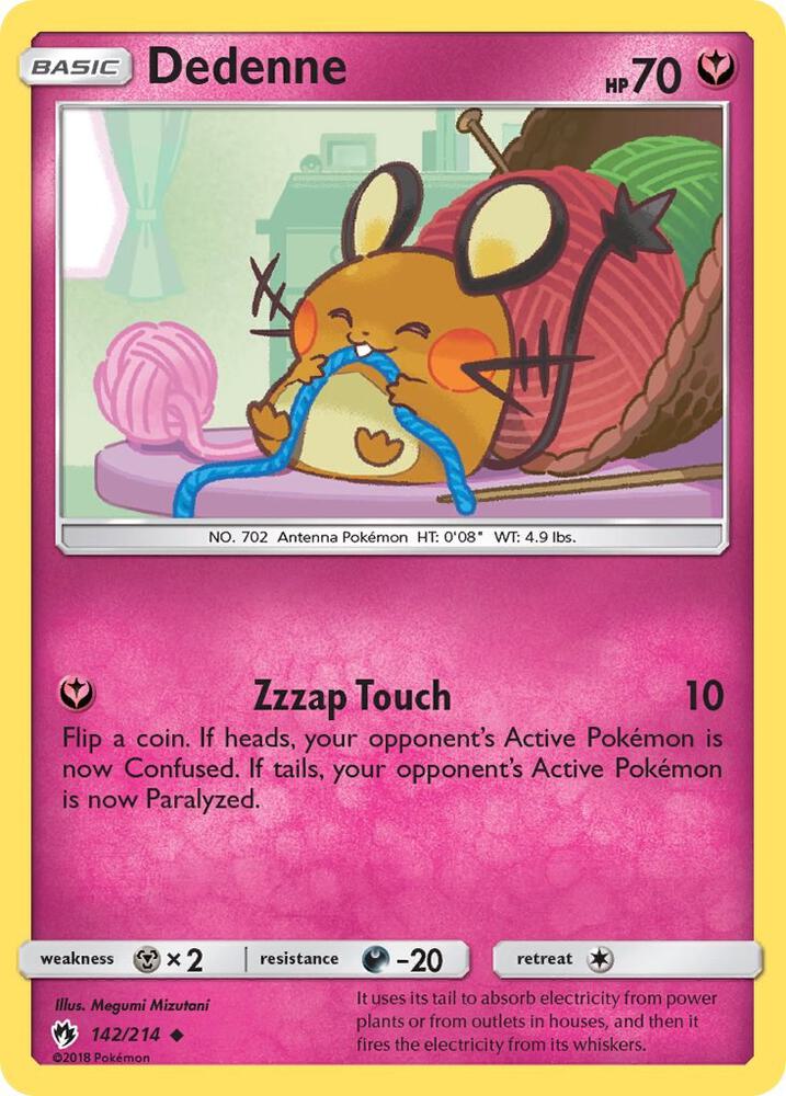 Image for Dedenne (142) (142/214) (SM8) - Pokemon
