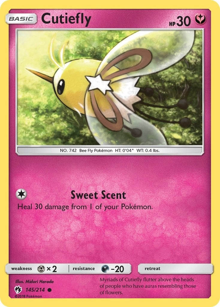 Image for Cutiefly (145/214) (SM8) - Pokemon