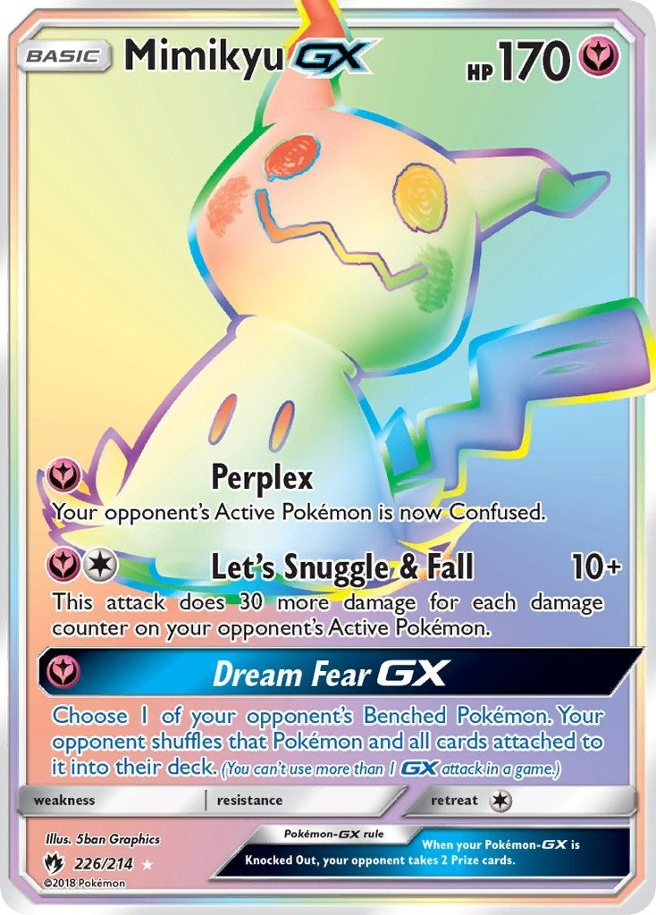 Image for Mimikyu GX (Secret) (226/214) (SM8) - Pokemon