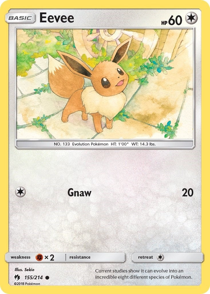 Image for Eevee (155/214) (SM8) - Pokemon