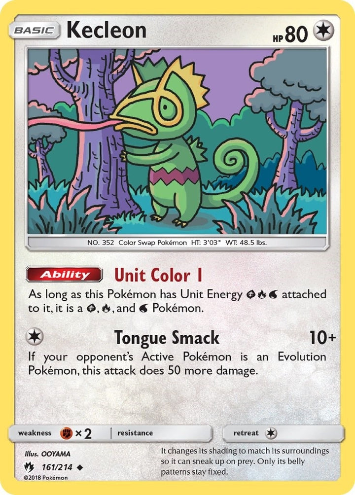 Image for Kecleon (161) (161/214) (SM8) - Pokemon