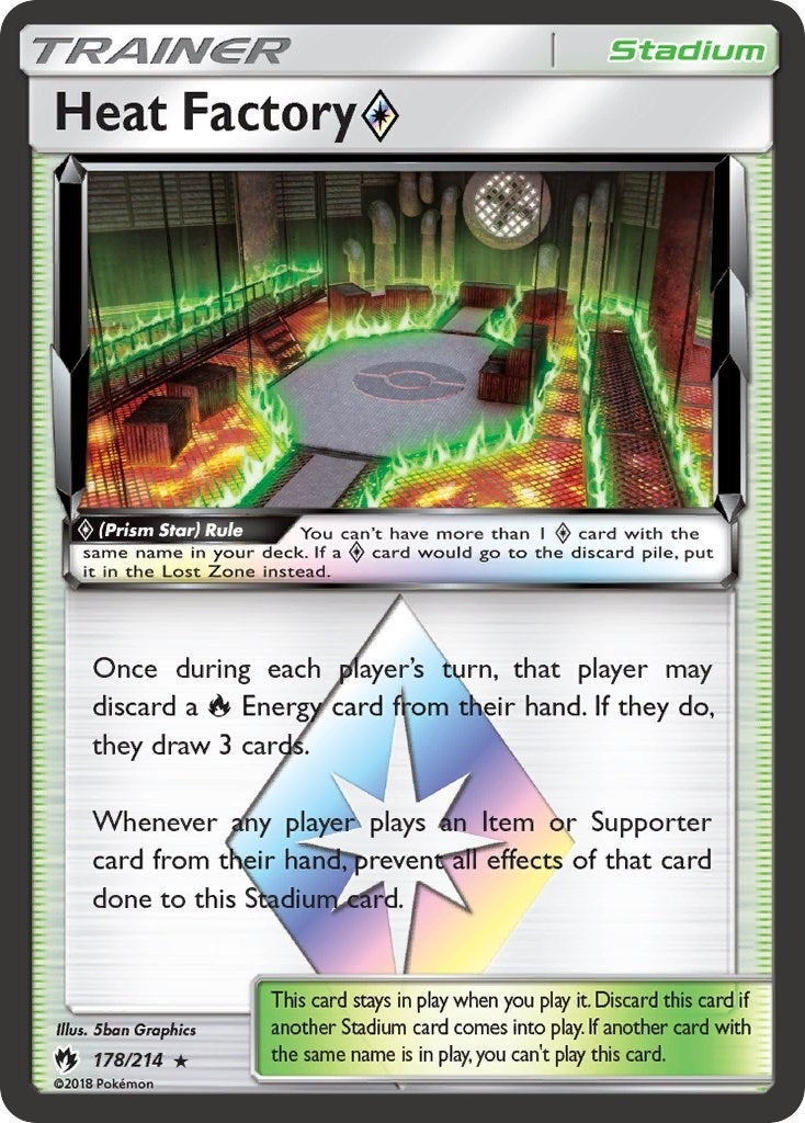 Image for Heat Factory Prism Star (178/214) (SM8) - Pokemon
