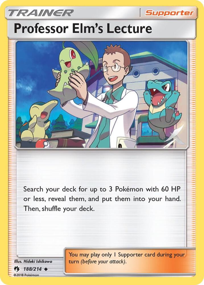 Image for Professor Elm's Lecture (188/214) (SM8) - Pokemon