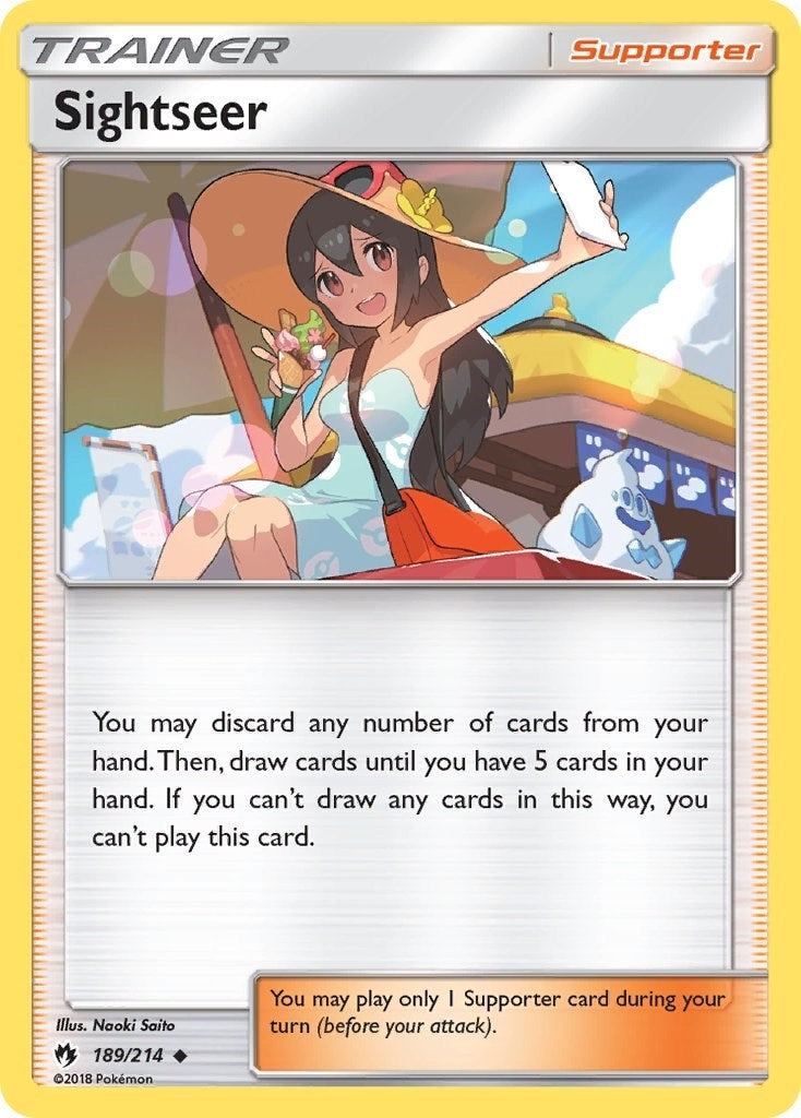 Image for Sightseer (189/214) (SM8) - Pokemon