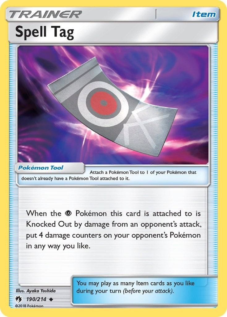 Image for Spell Tag (190/214) (SM8) - Pokemon