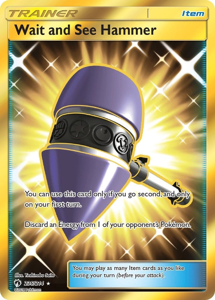 Image for Wait and See Hammer (Secret) (236/214) (SM8) - Pokemon