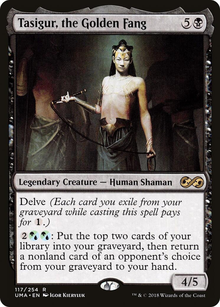 Image for Tasigur, the Golden Fang (117) (UMA) - Magic: The Gathering
