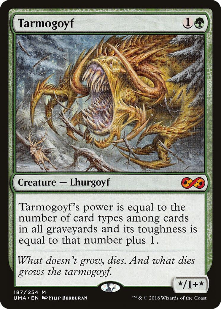 Image for Tarmogoyf (187) - Magic: The Gathering