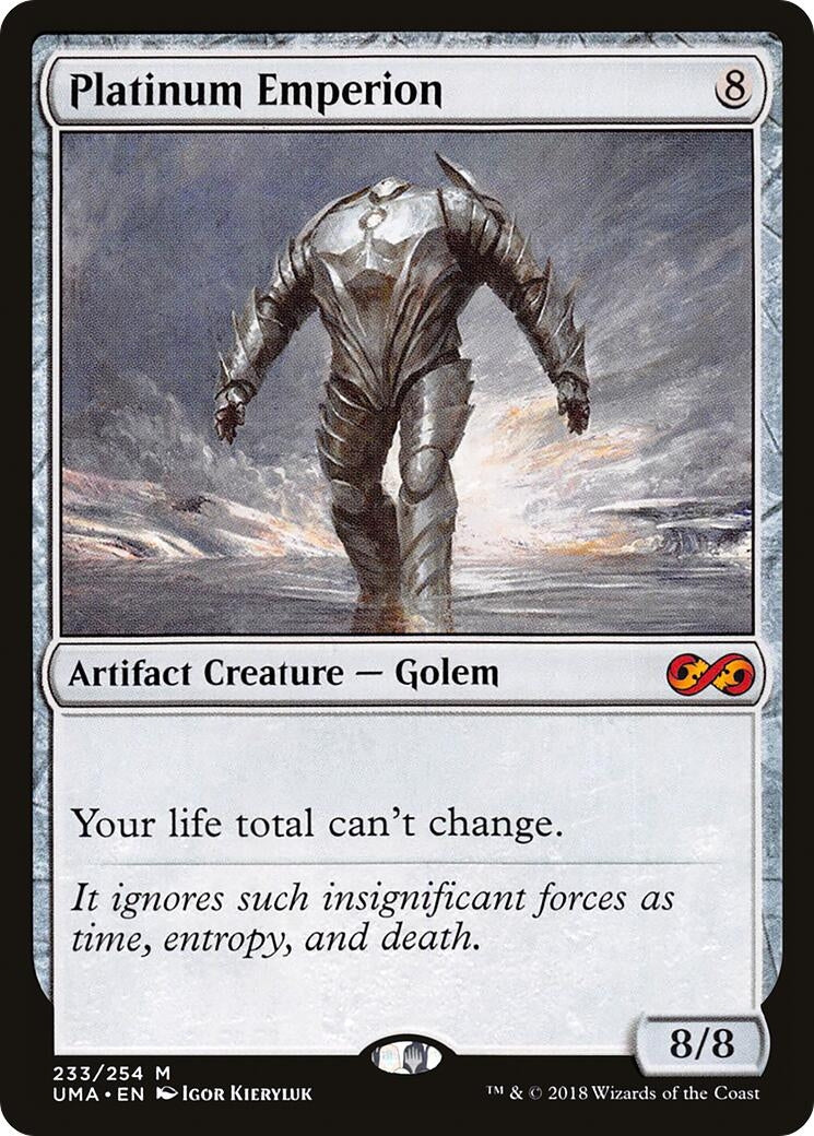 Image for Platinum Emperion (233) (UMA) - Magic: The Gathering