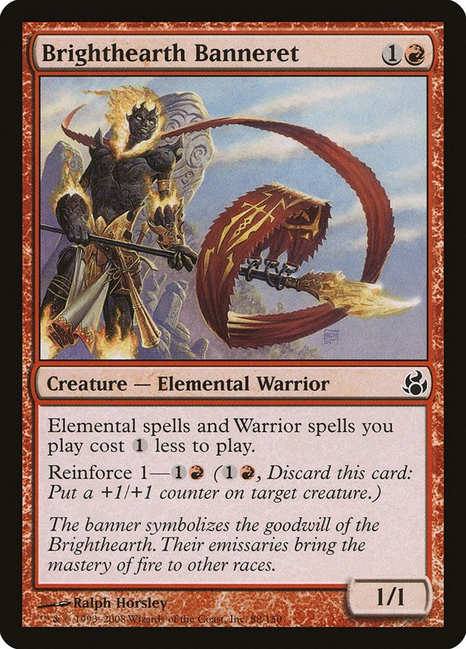 Image for Brighthearth Banneret (88) - Magic: The Gathering