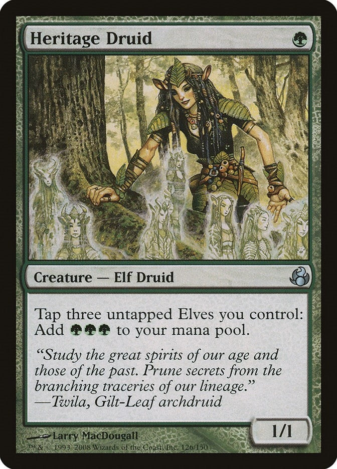 Image for Heritage Druid (126) - Magic: The Gathering
