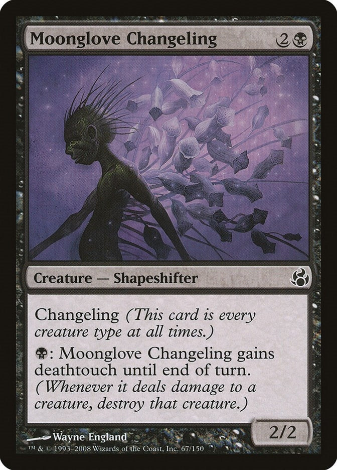 Image for Moonglove Changeling (67) - Magic: The Gathering