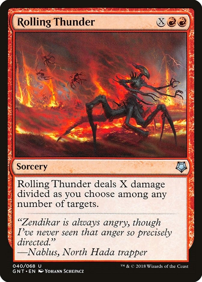 Image for Rolling Thunder (40) - Magic: The Gathering