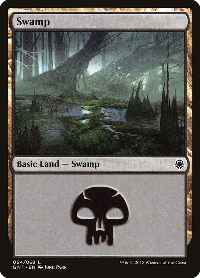 Image for Swamp (064) (64) (GNT) - Magic: The Gathering