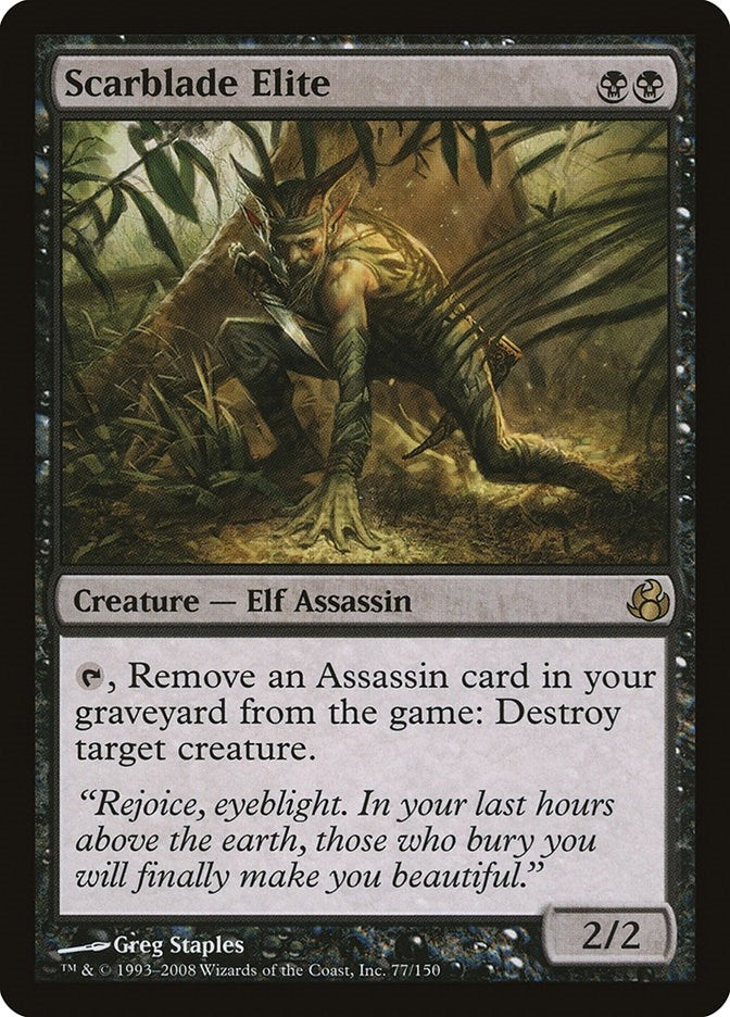 Image for Scarblade Elite (77) (MOR) - Magic: The Gathering