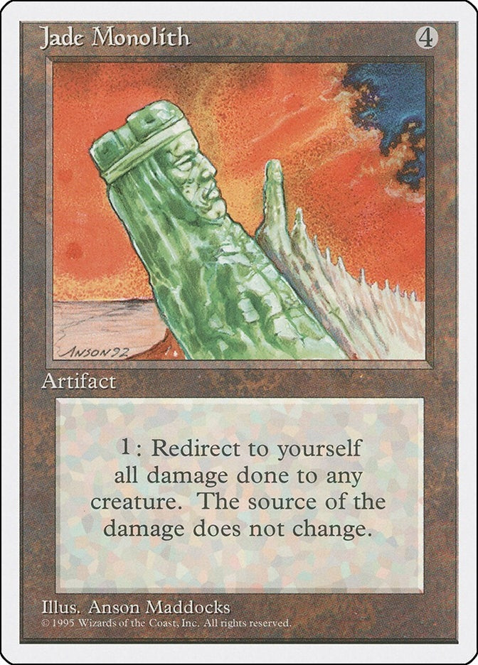 Image for Jade Monolith - Magic: The Gathering