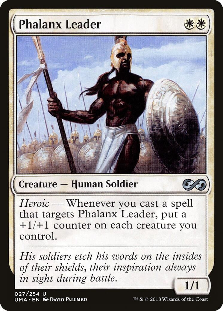Image for Phalanx Leader (27) (UMA) - Magic: The Gathering