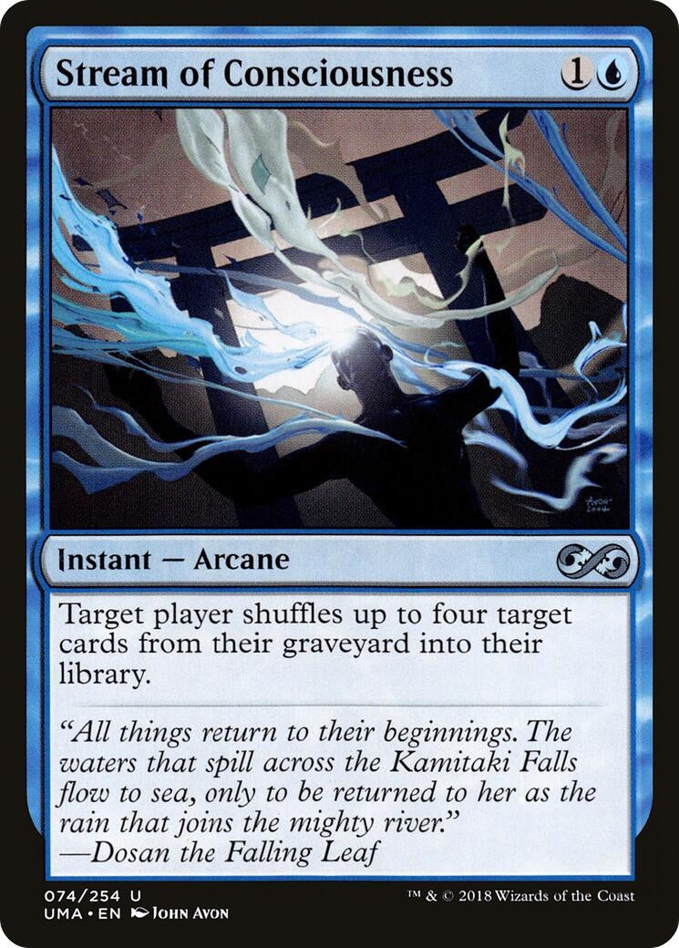 Image for Stream of Consciousness (74) (UMA) - Magic: The Gathering